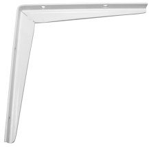 Hyllebrakett T-profil 300 x 300 mm hvit